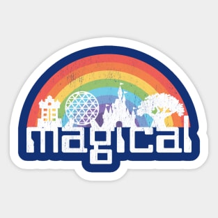 MAGICAL vacation parks by Kelly Design Company Sticker